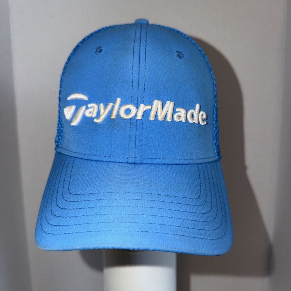TaylorMade Tour Preferred SLDR Blue Mesh A-flex Hat Baseball Cap Men's Size L/XL